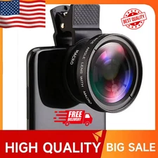 2 in 1 Professional Phone Camera Lens Kit Clip On for iPhone Samsung Smartphone