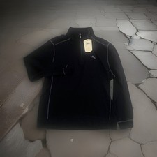 New Tommy Bahama Sweater 1/4 Zip Rhumba Pullover Mens Medium 118 Mock Neck