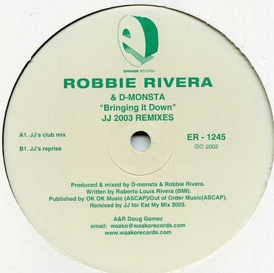 D-Monsta - Bringing It Down (The JJ 2003 Remixes) (VINYL)