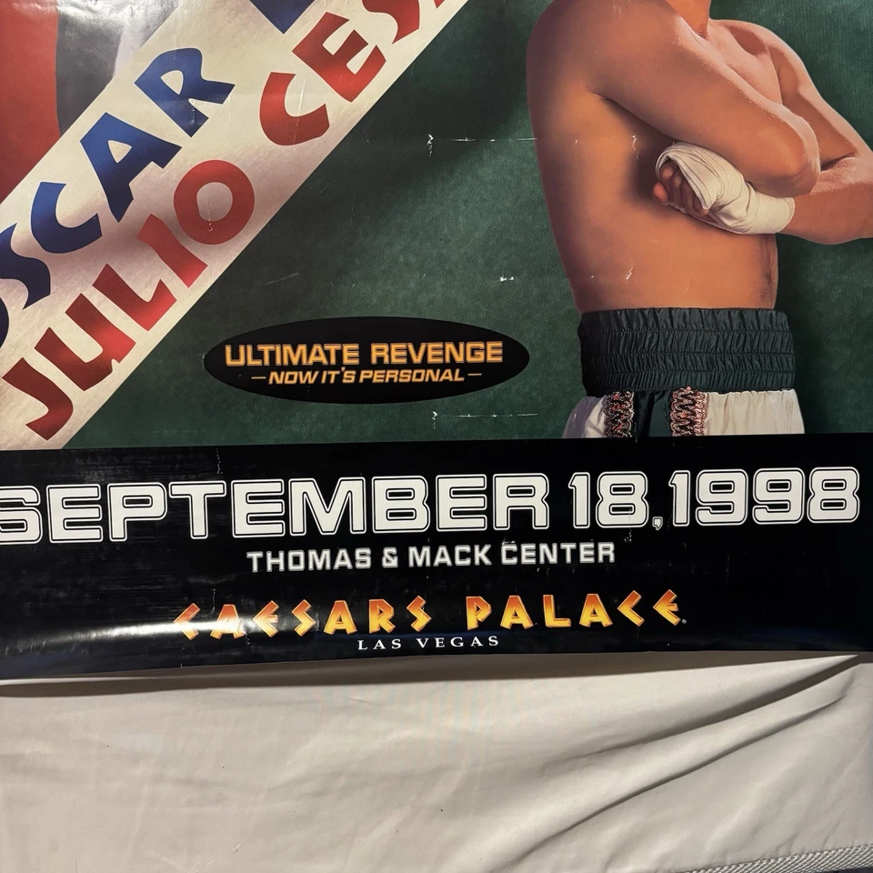 Programa de Boxeo Oscar De La Hoya-Chávez 18-09-1998 Caesars Palace Ultimate Revenge Foto 3 de 4
