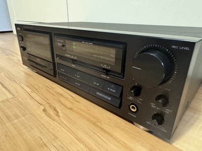 Aiwa tape deck ADF 500 Z cassette deck Schwarz ( Riemen gerissen ) original 