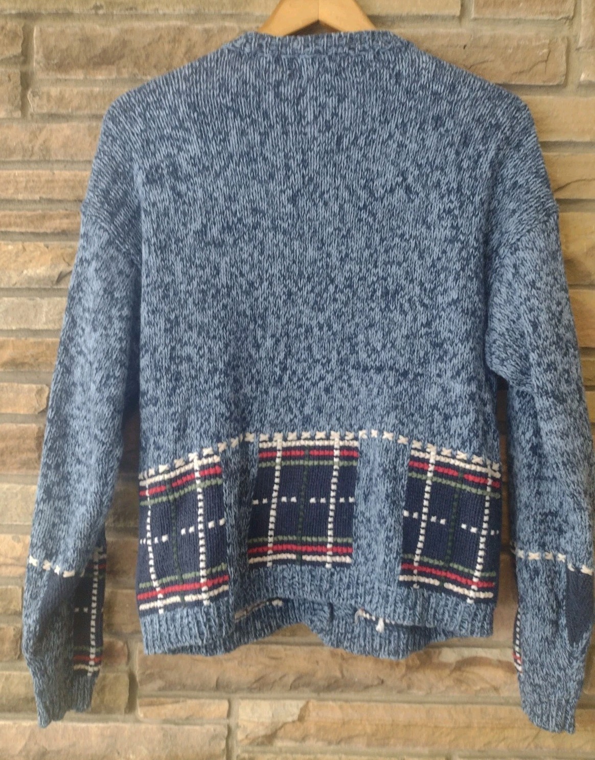 Nutcracker Ramie Cotton Blue Patchwork Cardinal H… - image 3