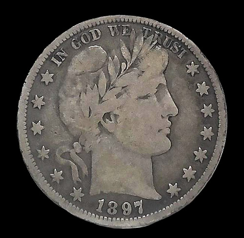 1897 Barber Half Dollar .90 Silver