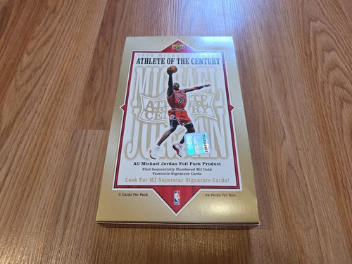 Michael Jordan Athlete of the Century Basketball Card Box Only 1999 Upper Deck