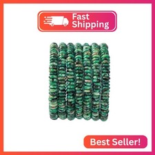 Natural African Turquoise Disk Stone Spacer Beads 6x2mm 38cm/str Flat Rondelle L