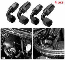 4pcs 6810an 90 Degree Swivel Fuel Oil Hose End Fittings For Fuel Oil Line End