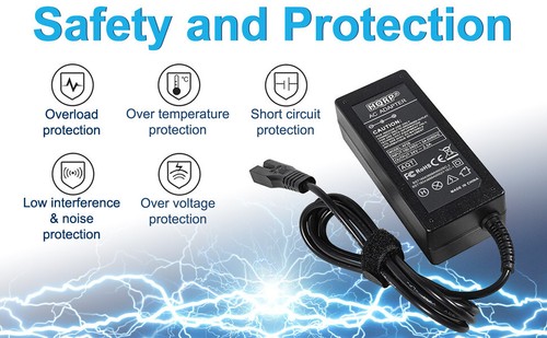 HQRP AC Adapter for Kendal Shiatsu S16 S17 8810 Foot Massager Power Cord - Picture 7 of 11