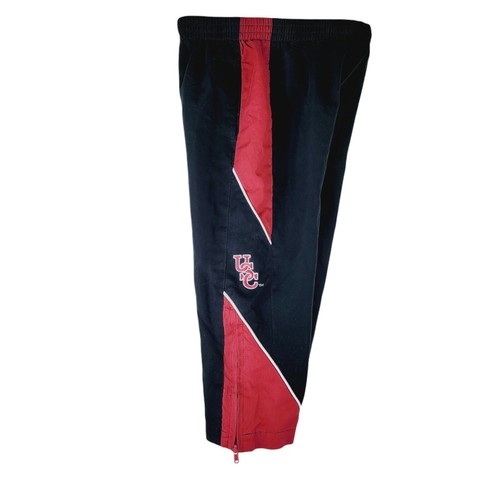Size 3T Unisex USC Pants University of Southern California Track Mesh Lined Zip - Picture 3 of 9