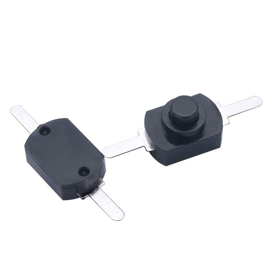 50pcs Black Latching Mini On/off Switch Selflock Micro Push Button ...