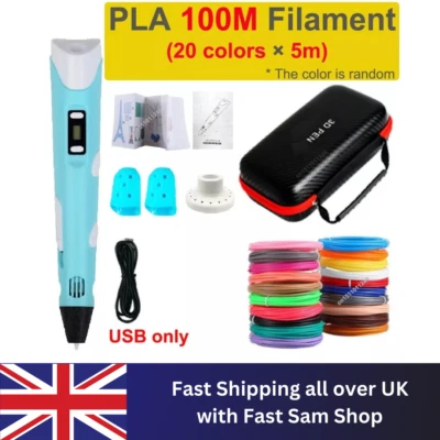 3D Printing Pen Kids Bundle - Birthday Gift set for Creative Minds