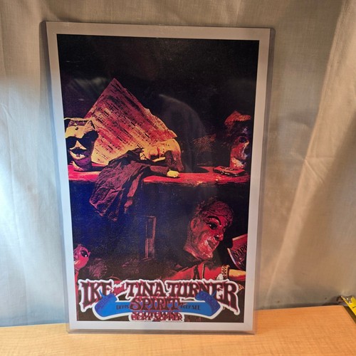 Ike and Tina Turner Concert Poster October 1970 Winterland Ballroom in San Fran - Picture 3 of 7