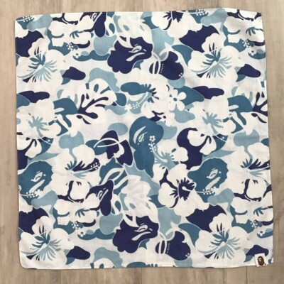 BAPE Aloha camo Blue bandana a bathing ape NIGO | eBay