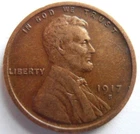 1917 S Lincoln Cent, LOW MINTAGE, BETTER GRADE,  EF/AU  (17SEFE)