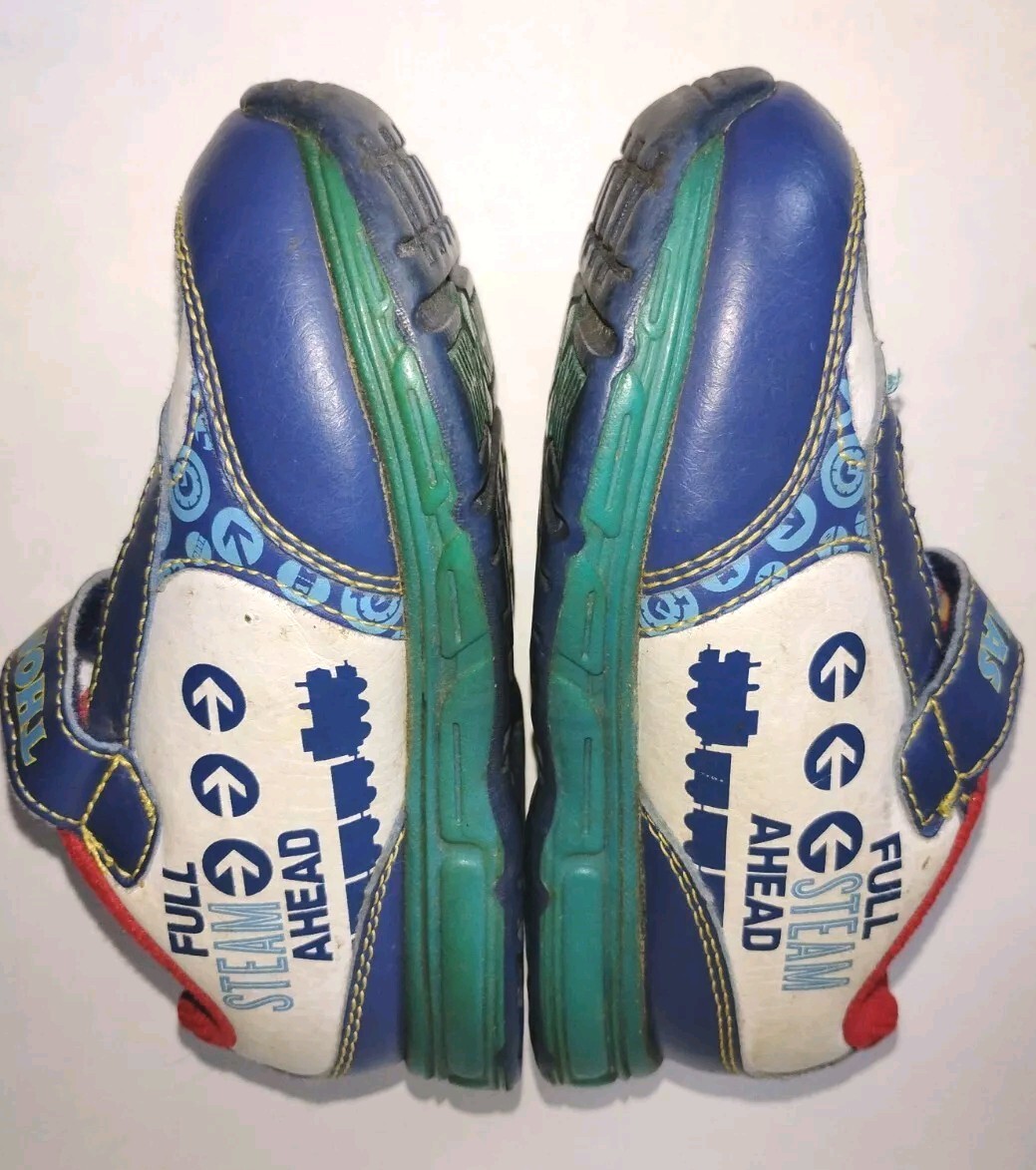 Thomas The Train Shoes Sz 8 Sneakers Tank Engine Full Steam
