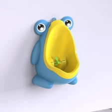 Cartoon Baby Toilet Urinal Boy Wall-Mounted Urinal Frog Shape Boy Standing Urina
