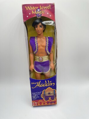 #ad Water Jewel Magic Aladdin Vintage Aladdin 12quot; Doll New NIB NRFB 1993 Disney $27.99