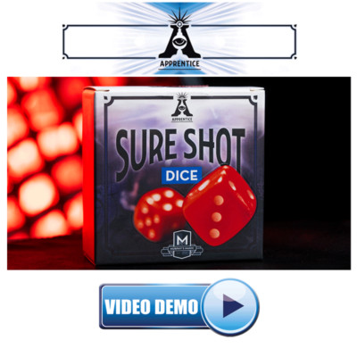 SURE SHOT DICE by Apprentice Magic - Easy Magic Trick - Beginner - Gift