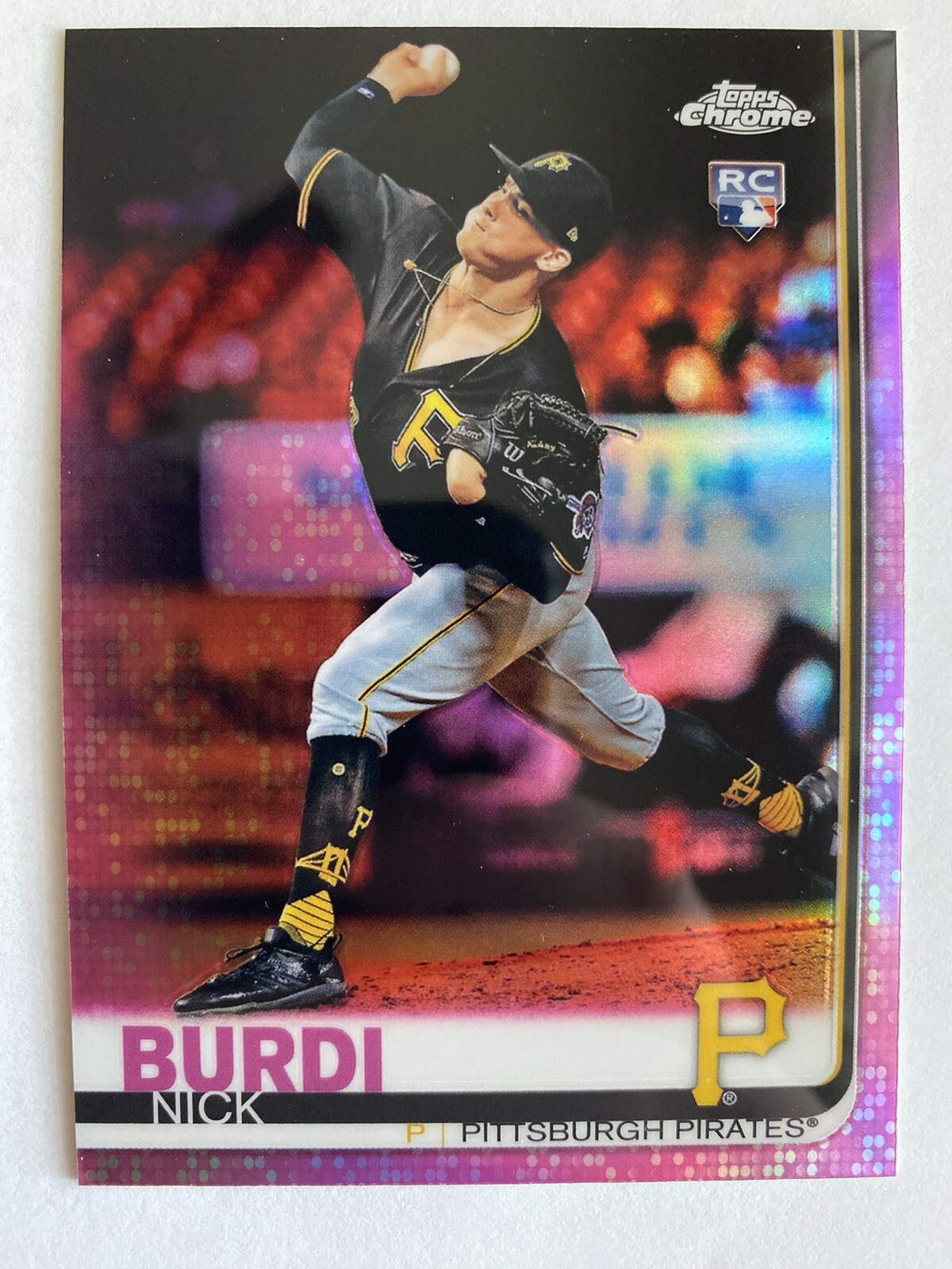 2019 Topps Chrome Pink Refractor #126 Nick Burdi RC