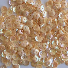 Sequins Peach Iris Opaque 8mm Round Cup 400 pieces or 4,750 pieces Loose HQ