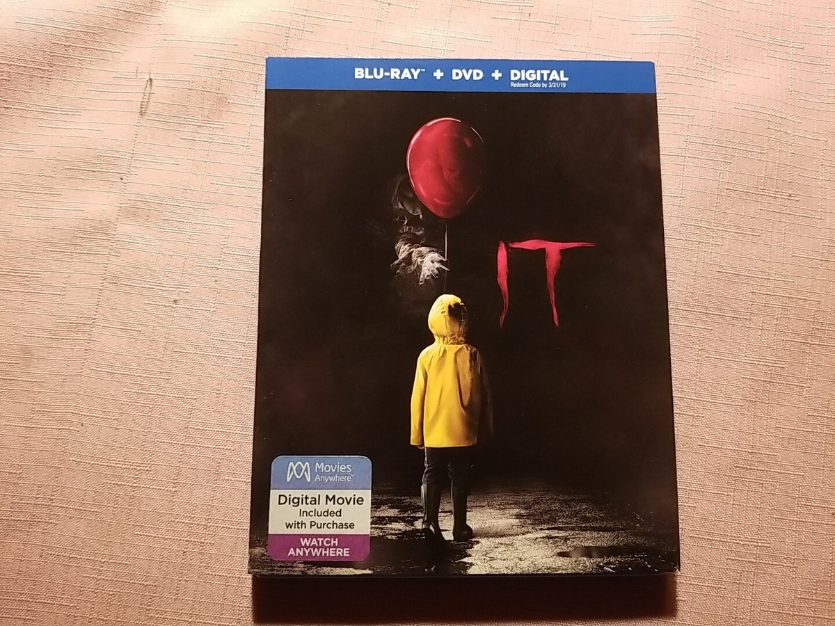 Stephen King's It Chapter One 2017 Blu-ray DVD Digital w