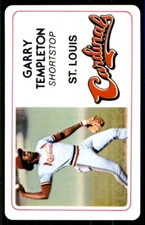 1981 PERMA-GRAPHIC SUPERSTAR CREDIT CARDS (125- PREFIX) #125-010 GARRY TEMPLETON