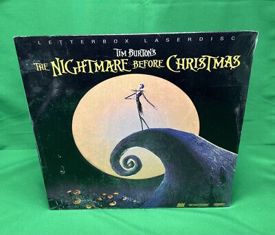 THE NIGHTMARE BEFORE CHRISTMAS Letterbox Laserdisc Tim Burton