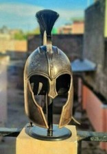 Antique Medieval Greek Achilles Trojan Helmet Brad Pitt Troy Helmet Movie Trojan