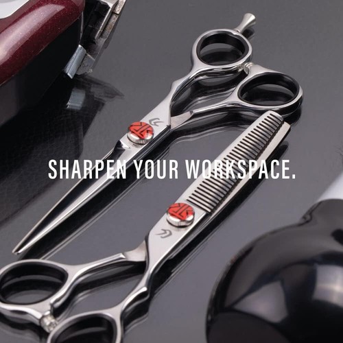 Ergonomic Japanese 6.5” Hair Cutting Scissors - Perfect for Barbers and Stylists - Picture 10 of 10