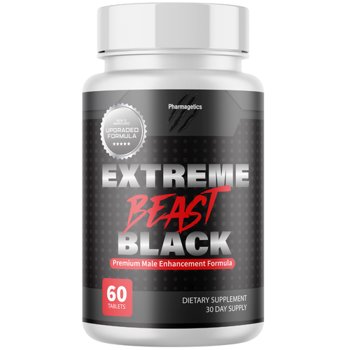 Extreme Beast Black Tablets Male Enhancement Formula Supplement - 60 Tablets - 第 1/7 張圖片