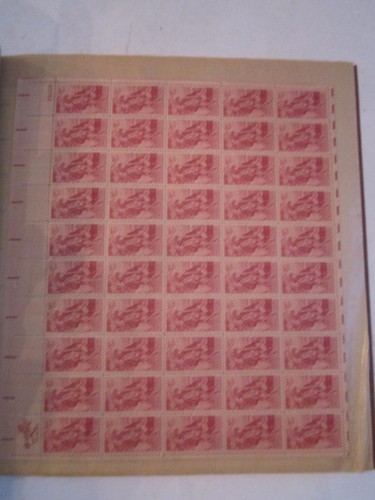 12 U.S. STAMP SHEETS - VINTAGE 4 CENT & 5 CENT STAMPS - ALL MINT - LOT 1 - OFC-2 - Picture 2 of 12