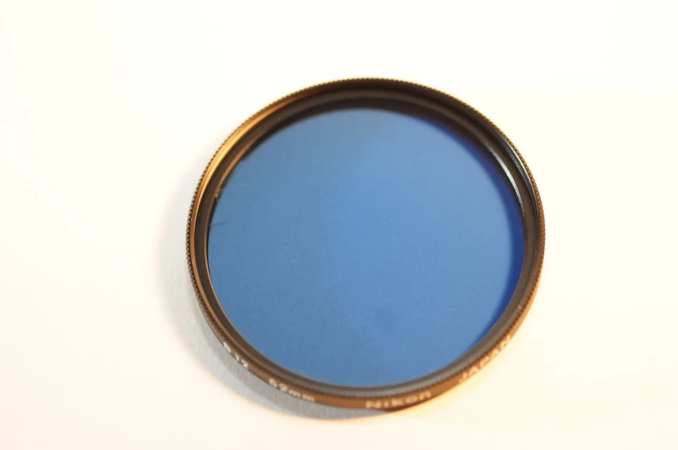 Nikon 52mm B12 dark Blue filter white letters for Nikkor Canon Sony Sigma lens - Image 3 of 4