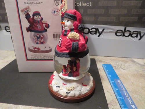 2005 Memory Company St. Louis Cardinals Stadium figura muñeco de nieve (como nueva) - Imagen 2 de 5