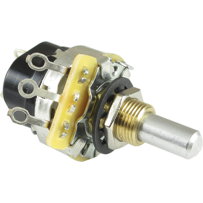 Push-pull Potentiometer, CTS, 1MΩ Audio, Solid, ⅜”-32, SPST
