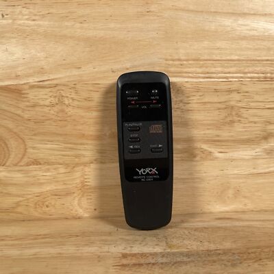 Yorx RC 0901 Black Wireless Compact Disc Digital Audio Player Remote Control