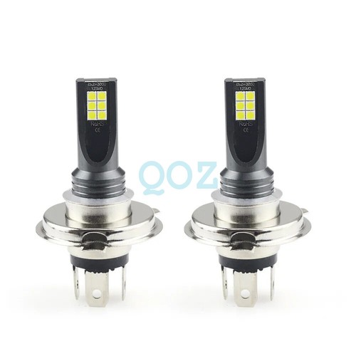 2x H4 LED Headlight Bulbs Kit Lamp Car 6500K Globes High Low Beam 14000LM White - Picture 2 of 13