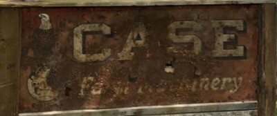 Vintage CASE Farm Machinery Sign 1920-30's Eagle GAS OIL SODA COLA ...