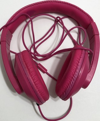 Over The Ear Headphones Pink Wired