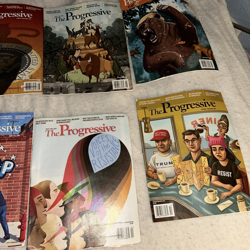 The Progressive magazine Lot 10, 2017-2018.