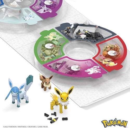 Mega Brands Construx Pokemon Every Eevee Evolution Toy Building Set - Picture 4 of 10