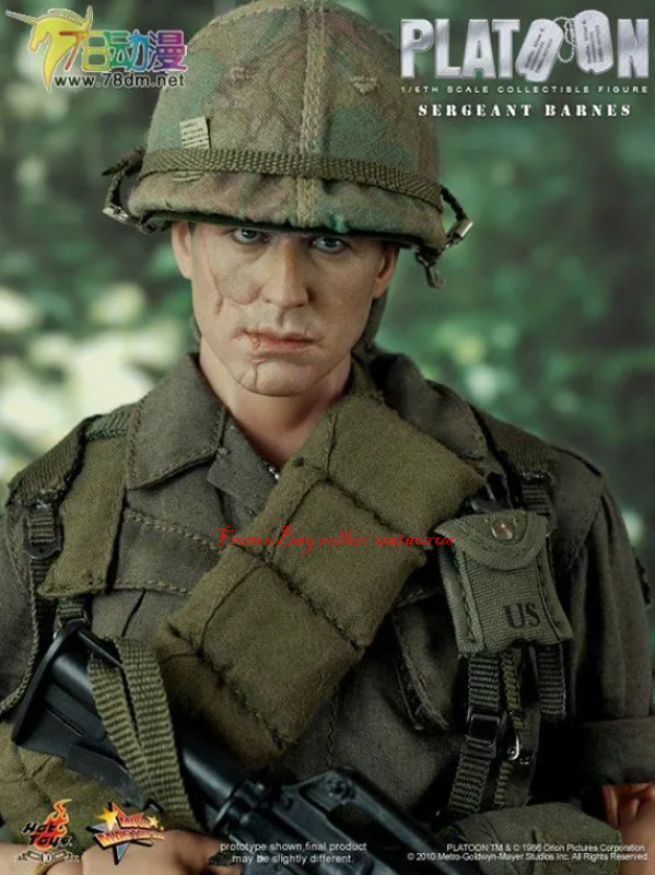 Perfect Hot Toys 1/6 Mms141 Platoon Sergeant Barnes In Stock