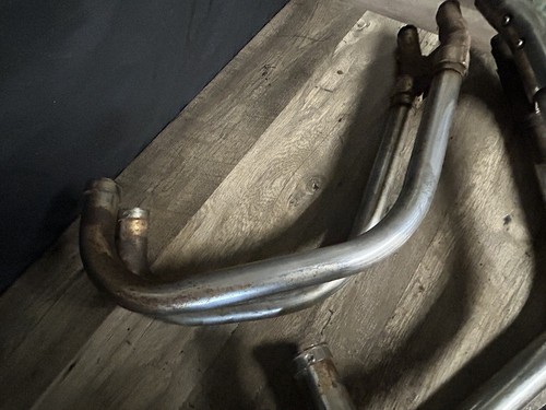 1982 Honda CB750C OEM Head Pipes Exhaust 4 Into 2 - Foto 13 di 15