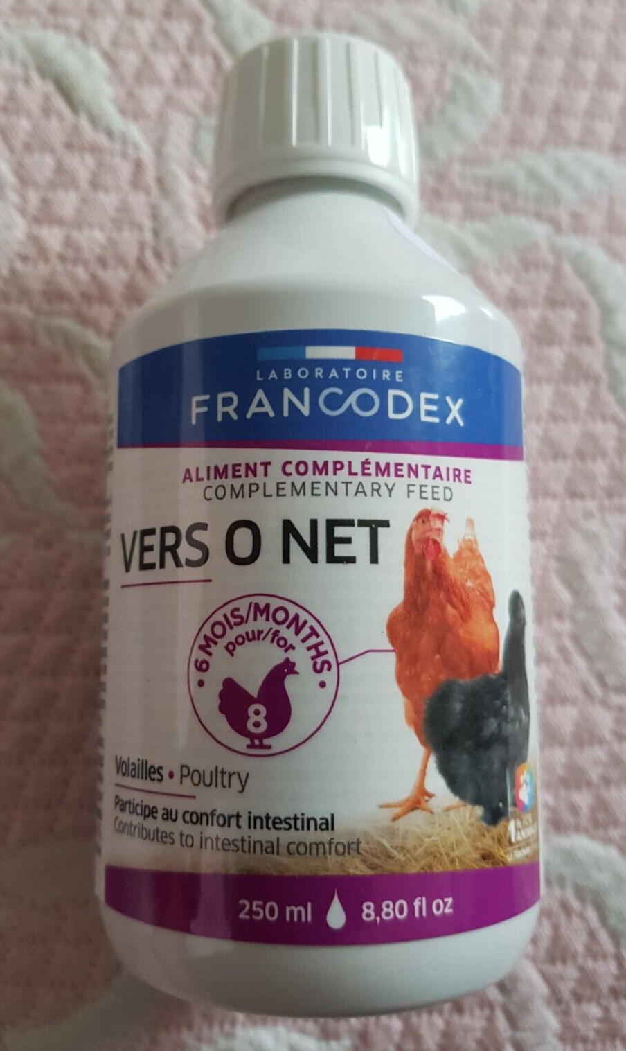 Francodex Vers O Net pour volaille 250ml