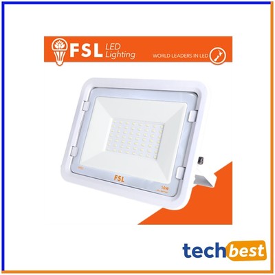Faro LED Esterno 50W, Ip65 per Esterni Nero con Vetro Ip65 4250Lm Luce Fredda 6500K