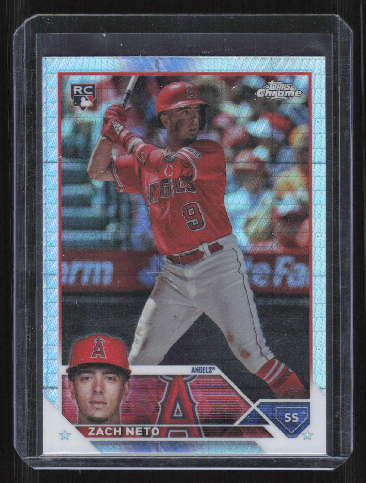 2023 Topps Chrome Update #USC34 Zach Neto Rookie Prism Refractor