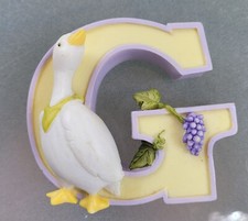Child To Cherish Alphabet Letter G Goose Grapes