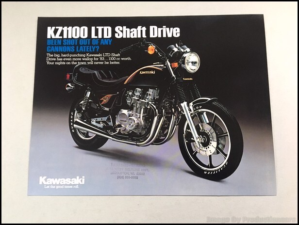 1982 1983 Kawasaki KZ1100 LTD Shaft Motorcycle Bike Vintage Sales