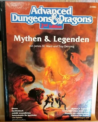 AD&D Mythen und Legenden TSR 2108G deutsch (Legends & Lore) Quellenbuch 1990 - Bild 1 von 4