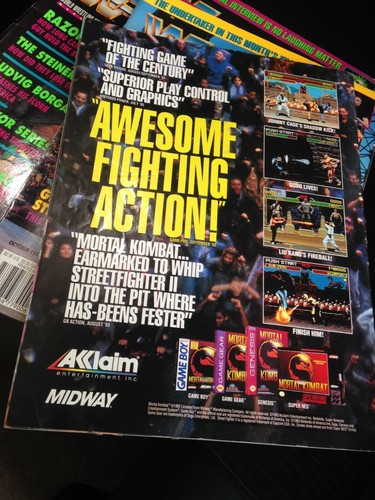WWF WWE Magazine NOVEMBER 1993 Lex Luger + Catalog - Picture 2 of 3