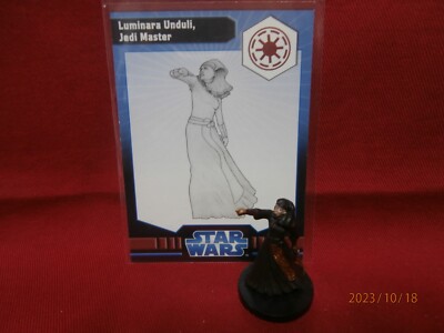 STAR WARS MINIATURES - LUMINARA UNDULI, JEDI MASTER