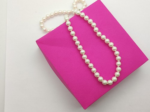 Collana donna in Perle bianche con chiusura in argento 925 perle kultra - Foto 4 di 9